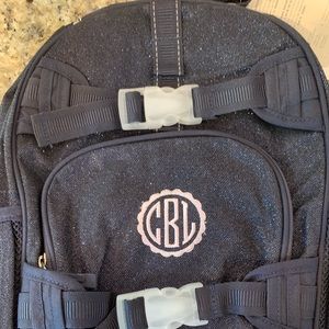 Pottery Barn Kids Mackenzie Navy Glitter Backpack
